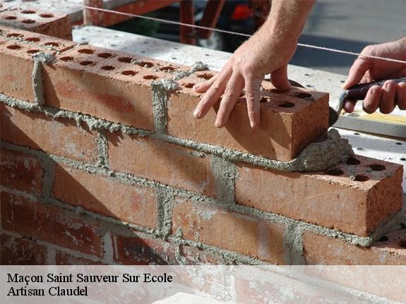 Maçon  saint-sauveur-sur-ecole-77930 Artisan Claudel