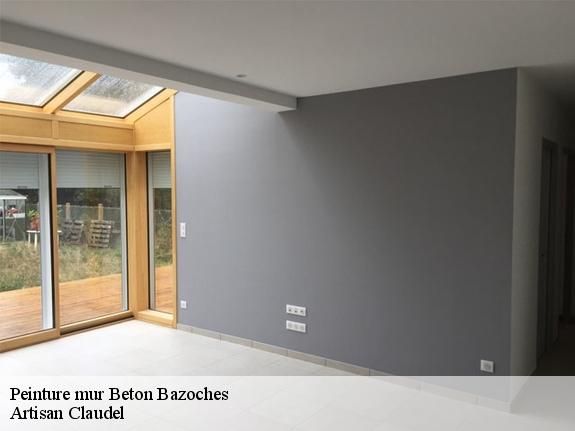 Peinture mur  beton-bazoches-77320 Artisan Claudel
