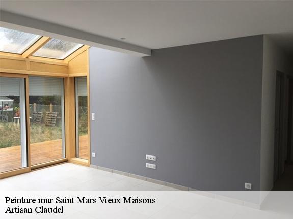 Peinture mur  saint-mars-vieux-maisons-77320 Artisan Claudel