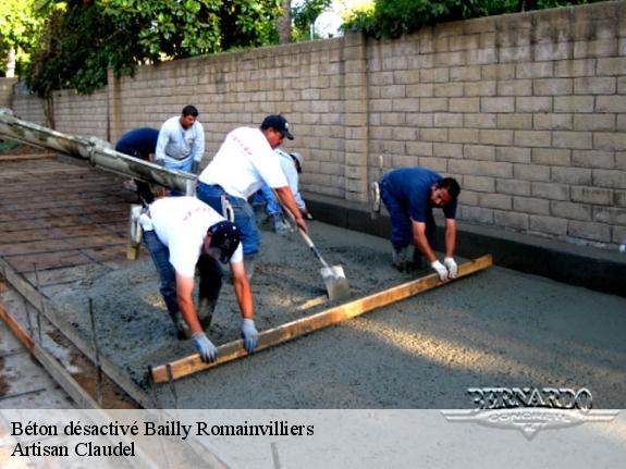 Béton désactivé  bailly-romainvilliers-77700 Artisan Claudel