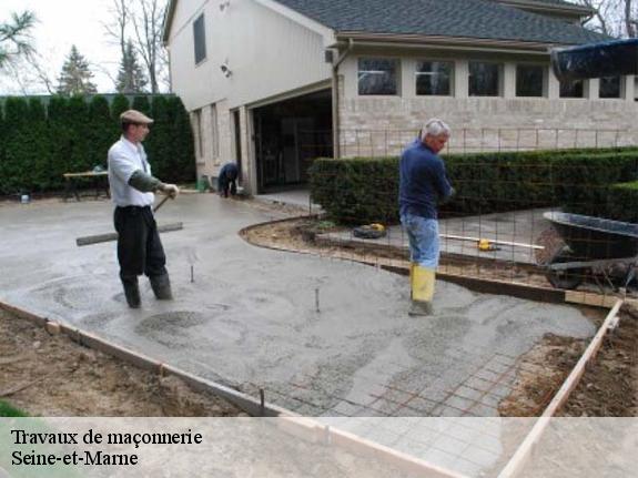 Travaux de maçonnerie Seine-et-Marne 