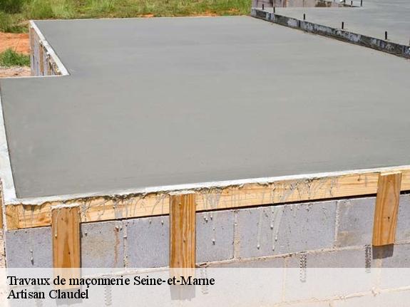 Travaux de maçonnerie Seine-et-Marne 