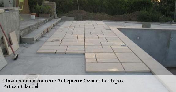 Travaux de maçonnerie  aubepierre-ozouer-le-repos-77720 Artisan Claudel