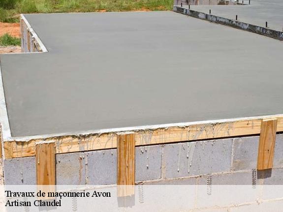 Travaux de maçonnerie  77210