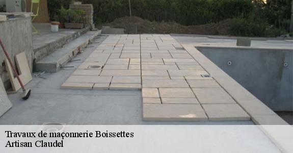 Travaux de maçonnerie  boissettes-77350 Artisan Claudel