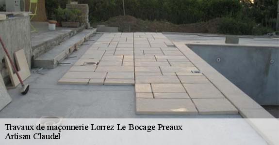 Travaux de maçonnerie  lorrez-le-bocage-preaux-77710 Artisan Claudel