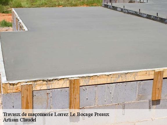 Travaux de maçonnerie  77710