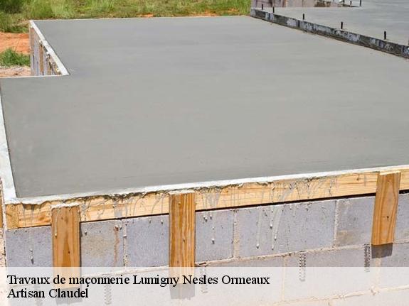 Travaux de maçonnerie  77540