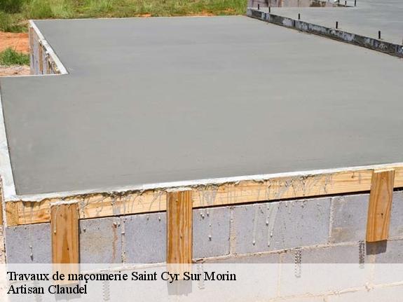 Travaux de maçonnerie  77750