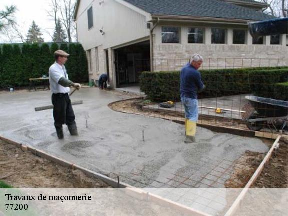 Travaux de maçonnerie  77200