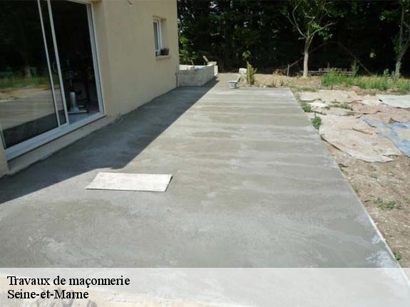 Travaux de maçonnerie  